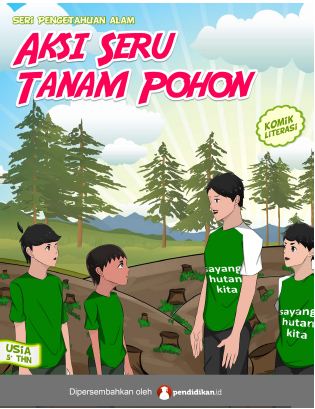 Aksi Seru Tanam Pohon